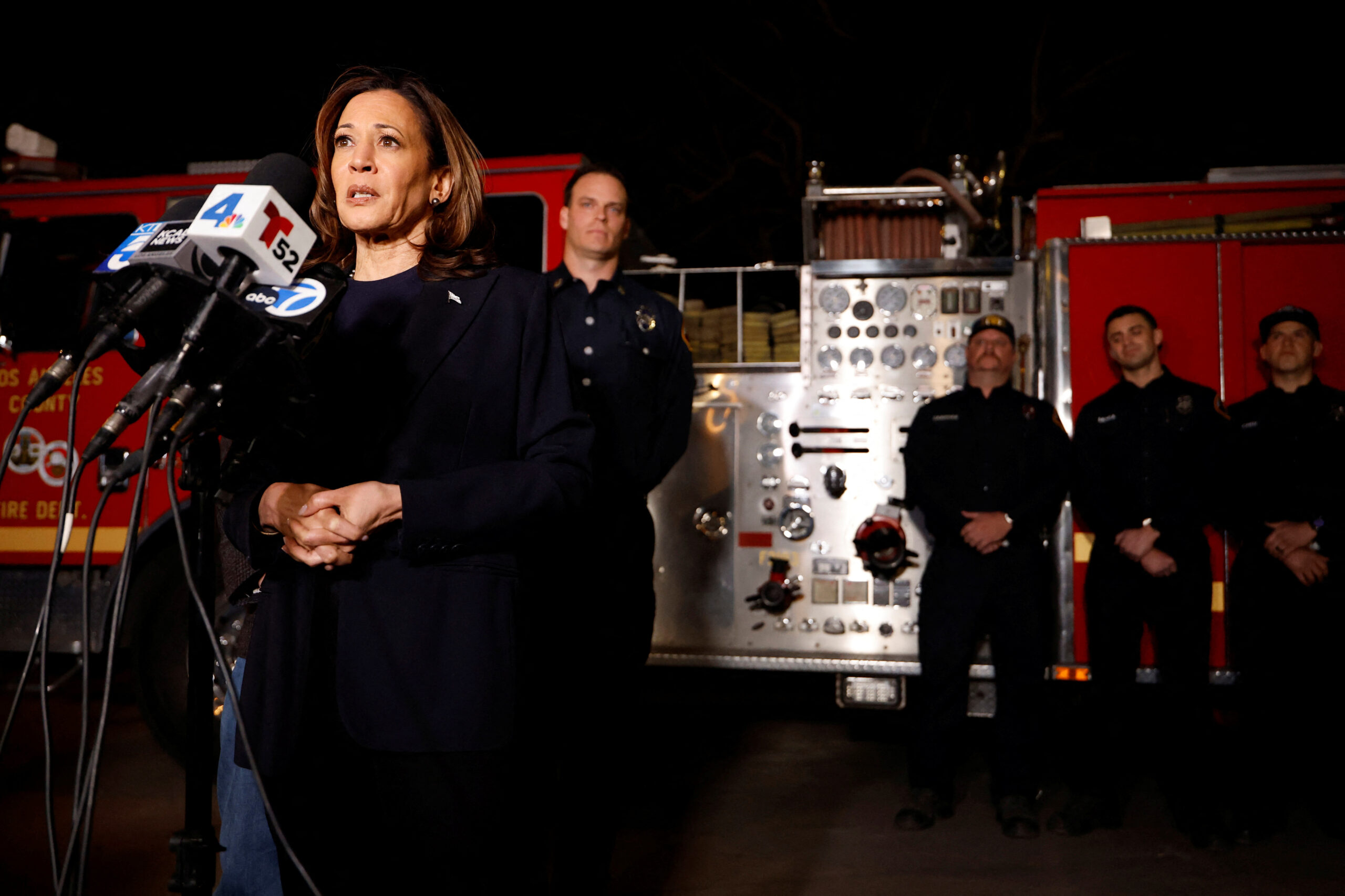 Unemployed Kamala Harris’ neighbors annoyed by her return to LA as city burns: ‘I’m embarrassed that she lives here’