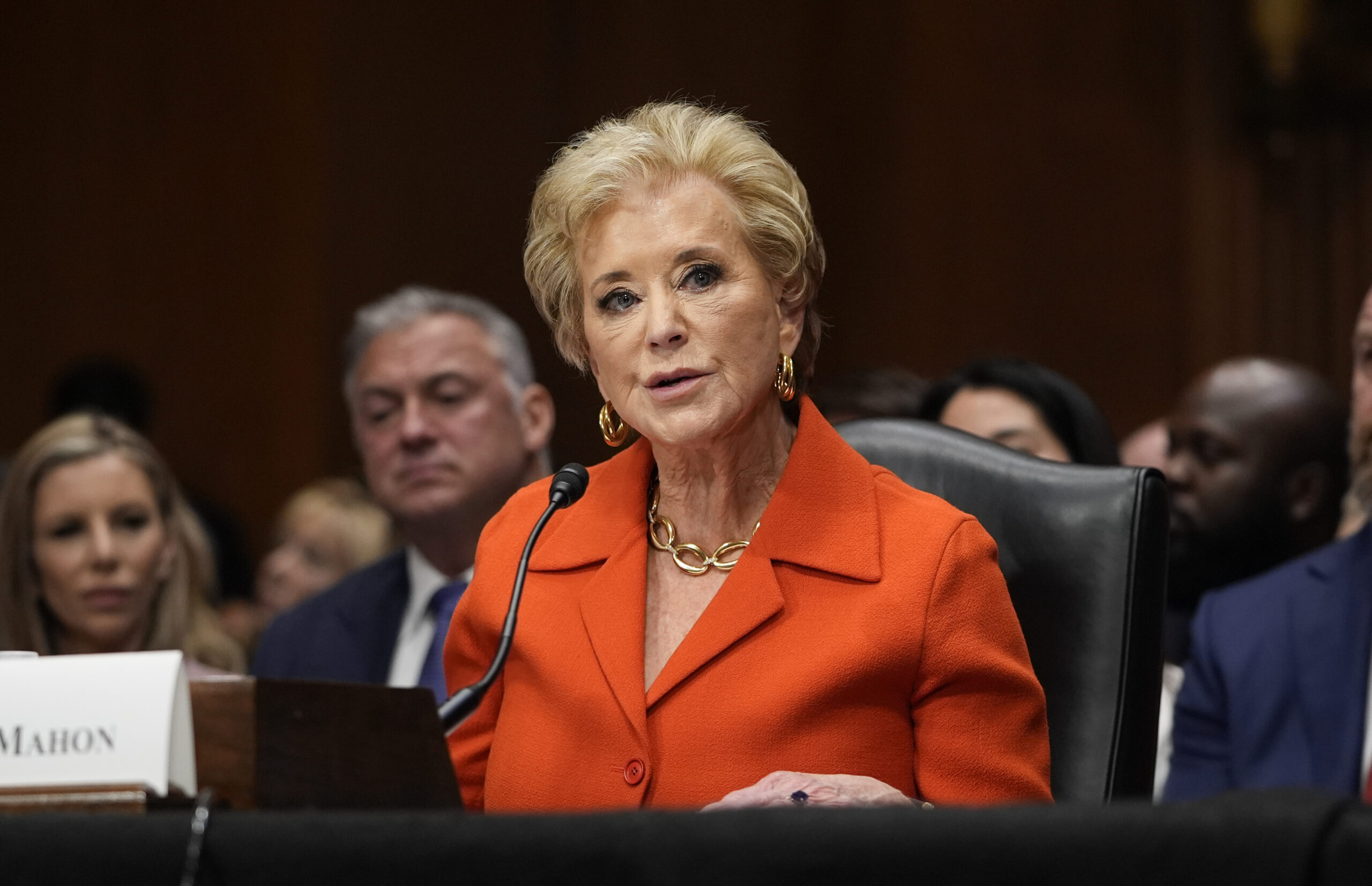 Trump Education pick Linda McMahon clears committee, setting up confirmation vote