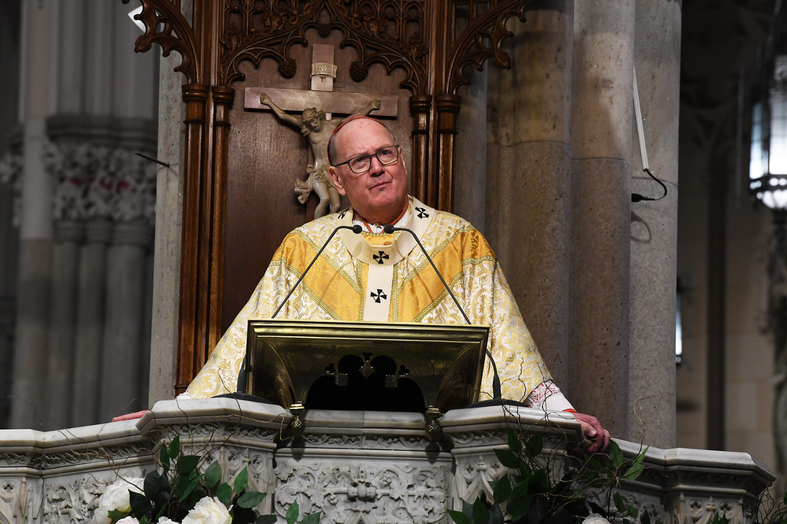 Lefty St. John’s law student attacks Cardinal Dolan as ‘bootlicking disgrace’ in profane anti-Trump rant