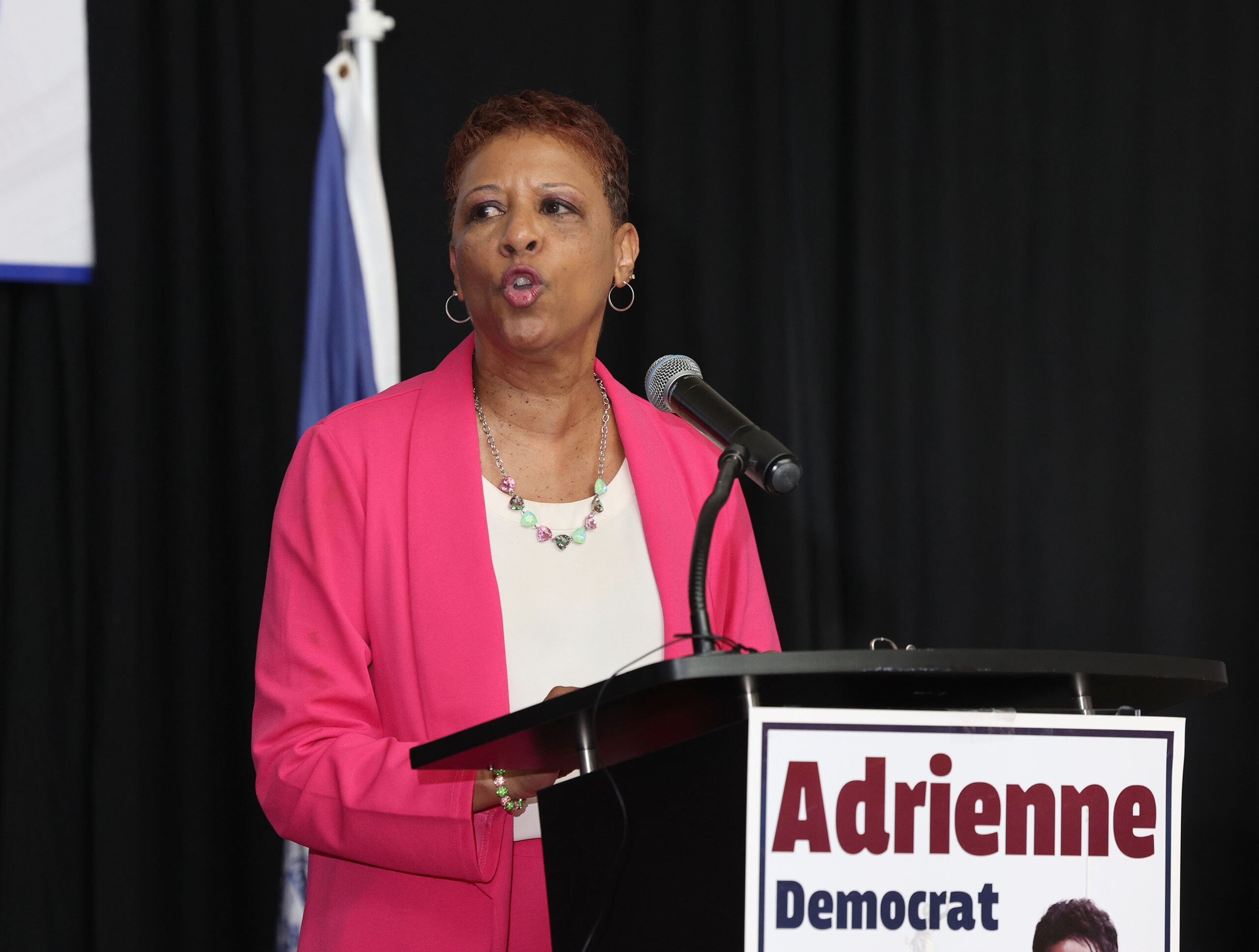 ‘It’s Adrienne’: NYC Council Speaker Adrienne Adams avoids using last name in mayoral campaign material to distance herself from Mayor Eric Adams