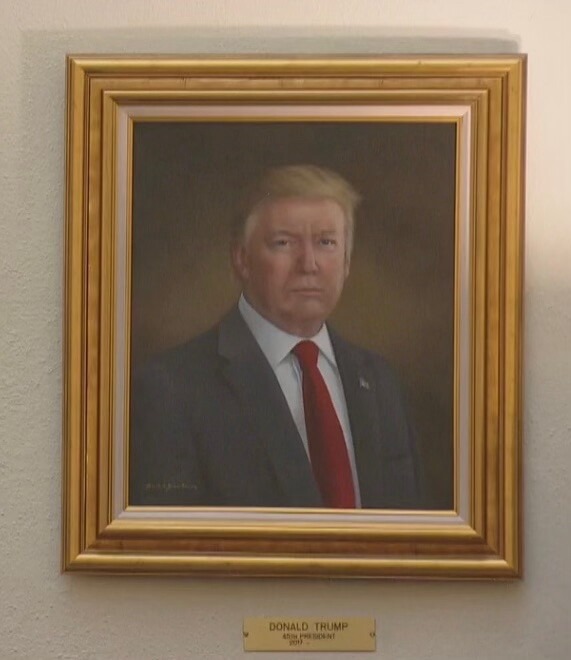 Trump slams 2019 portrait of himself in Colorado State Capitol as ‘purposely distorted,’ wants ‘radical’ gov to pull it