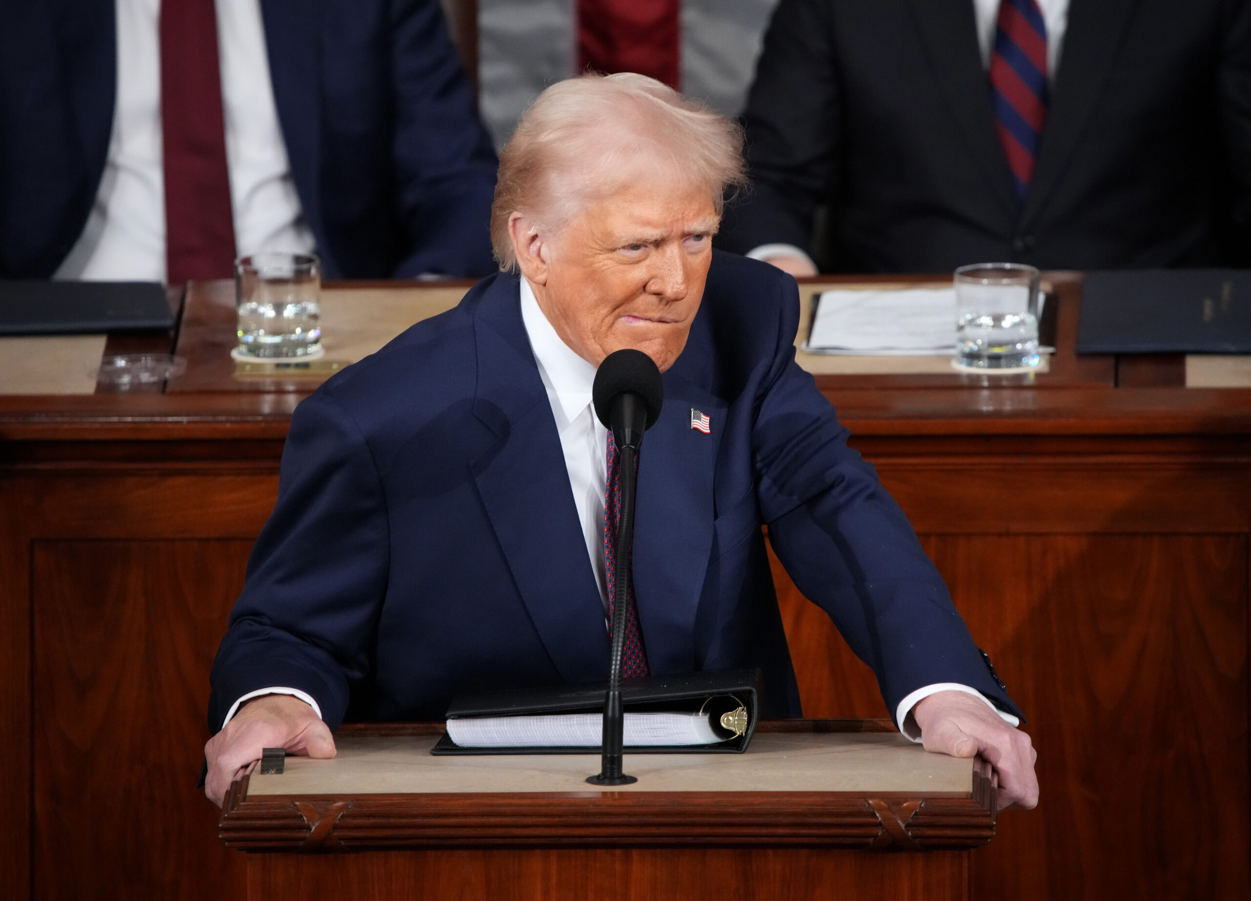 Trump hails his whirlwind six weeks ‘common sense revolution’ — as downbeat Dems protest address to Congress