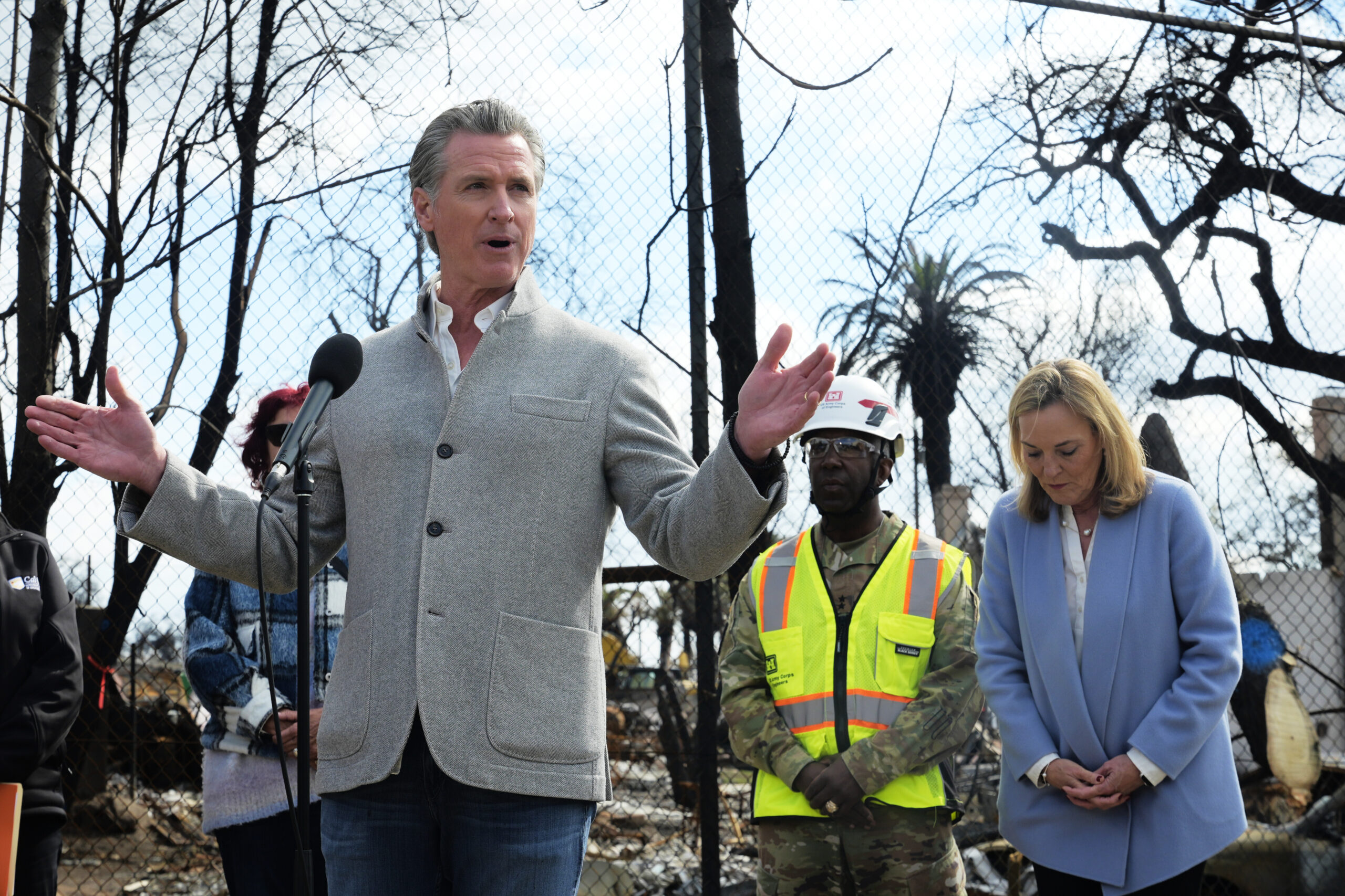 Newsom moves to clear flammable brush from California forests after Trump’s criticism over wildfire policies