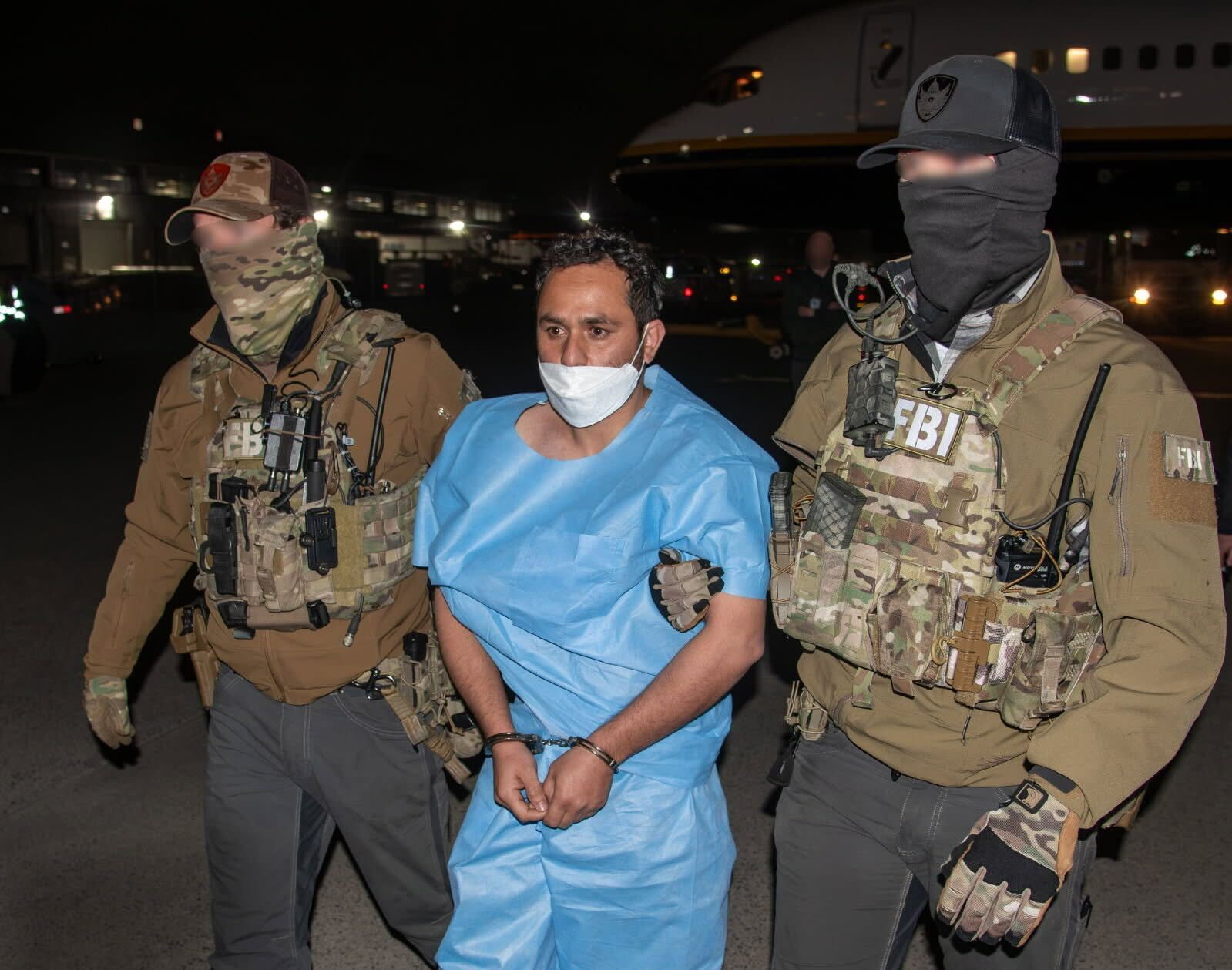 Abbey Gate mastermind seen in exclusive photo as he arrives in US to face justice for bombing that killed 13 Americans